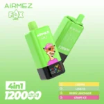 Airmez Fox 120000 Puffs 4 u 1 Jednokratni Vape – 120K Puffova, Punjiv - Slika 4