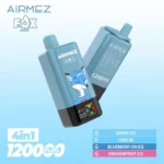 Airmez Fox 120000 Puffs 4 u 1 Jednokratni Vape – 120K Puffova, Punjiv - Slika 3