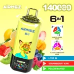 Airmez FOX 6-u-1 jednokratni vape s 140.000 povlačenja|45 ml · Mesh grijač - Slika 7