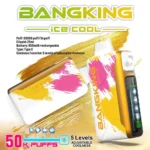 Bang King Ice Cool 50000 – Jednokratni Vape s 50,000 Puffova i Podesivim Hlađenjem