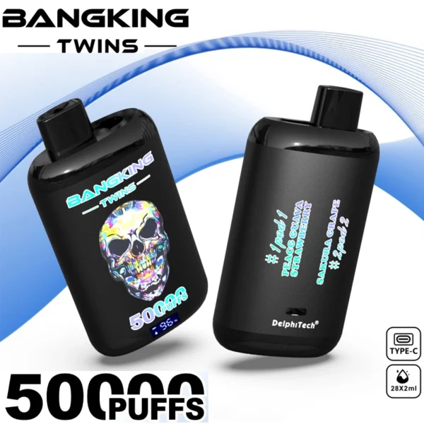 Bang King Twins 50000 Puffs – Dvostruki okus i nevjerojatna izdržljivost