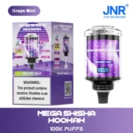 JNR Mega Shisha Hookah 100000 Puff – Dugotrajno Vaping Iskustvo s LED Zaslonом - Slika 13