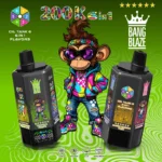 Bang Blaze 200K 200000 Puhanja | 6-u-1 Okus Punjivi Jednokratni Vape s LCD Zaslonom - Slika 4
