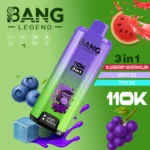 Bang Legend 110K Vape 3 u 1 – 110000 puffova | Jednokratne e-cigarete s digitalnim zaslonom i tri okusa - Slika 6