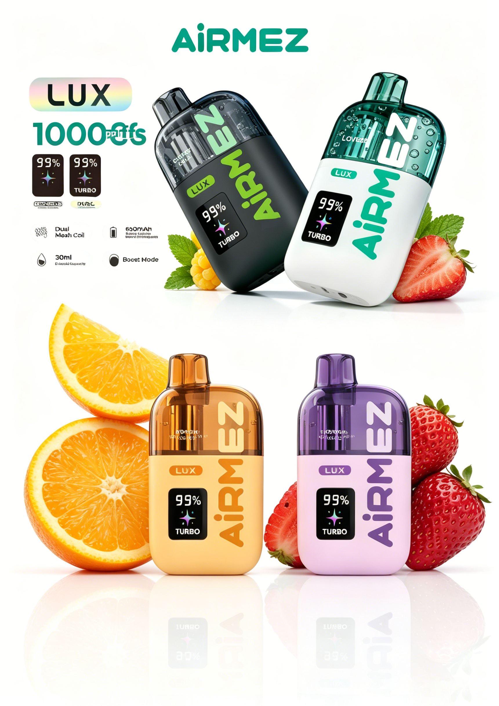 Airmez Lux 100K Puffs vape 7 Airmez Lux 100K Puffs vape 7