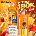 HIPHOP 180K 8-u-1 – Jednokratni Vape s 180.000 Udisaja i 8 Okusa u Jednom Uređaju - Slika 10