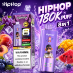 HIPHOP 180K 8-u-1 – Jednokratni Vape s 180.000 Udisaja i 8 Okusa u Jednom Uređaju - Slika 2